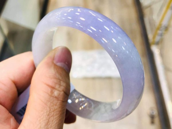 Vòng Ngọc Cẩm Thạch Tử La Lan Chính Hãng Gtm Jade