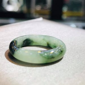 Nhẫn ngọc cẩm thạch xanh lý chính hãng GMT JADE