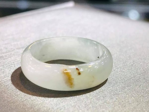 Nhẫn Ngọc Cẩm Thạch Điểm Huyết Chính Hãng