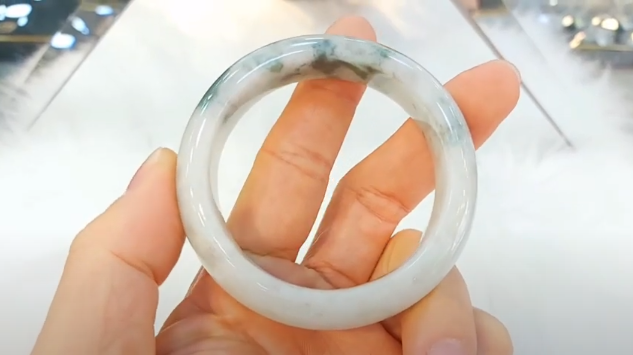 Vòng Ngọc Cẩm Thạch Xanh Lý Chiêu Tài Lộc