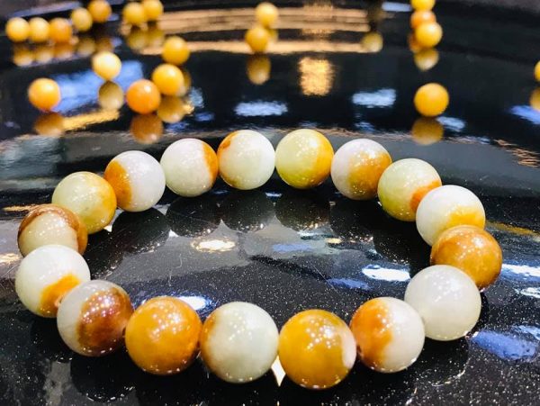 Chuỗi Hạt Đeo Tay Phong Thủy Cẩm Thạch Chính Hãng