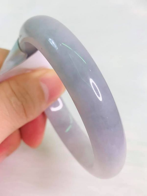 Vòng Cẩm Thạch Giá Rẻ Bản Hẹ Ánh Tím